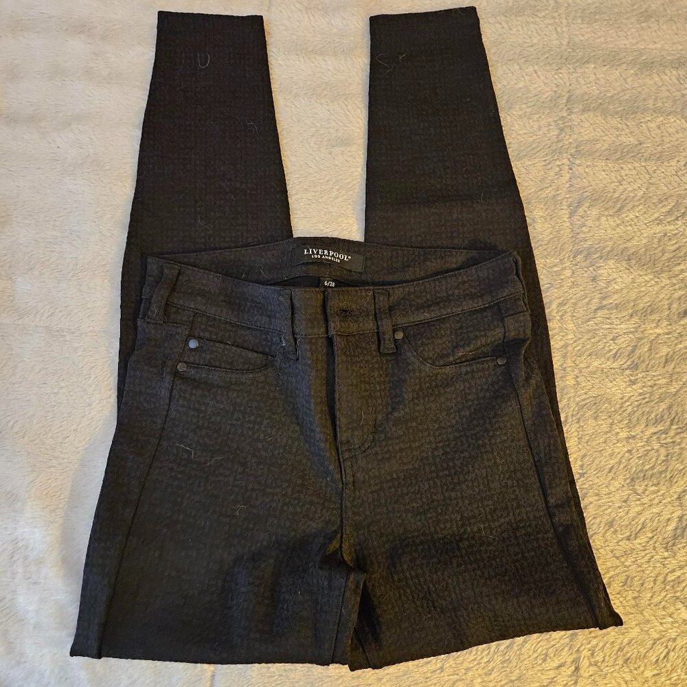 Liverpool Skinny Black Jean